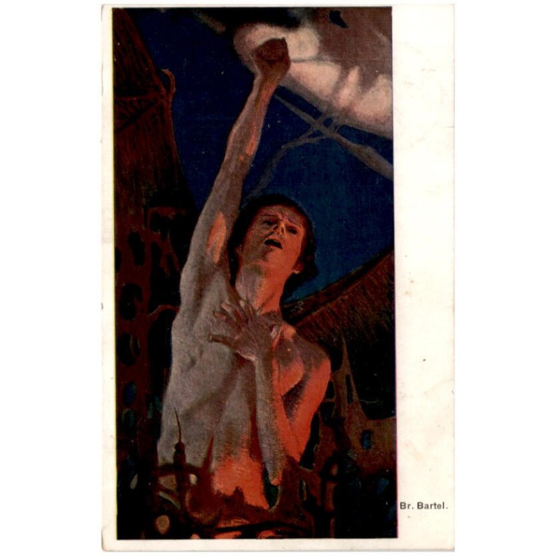 Br. Bartel. [Alegoria z młodym mężczyzną]