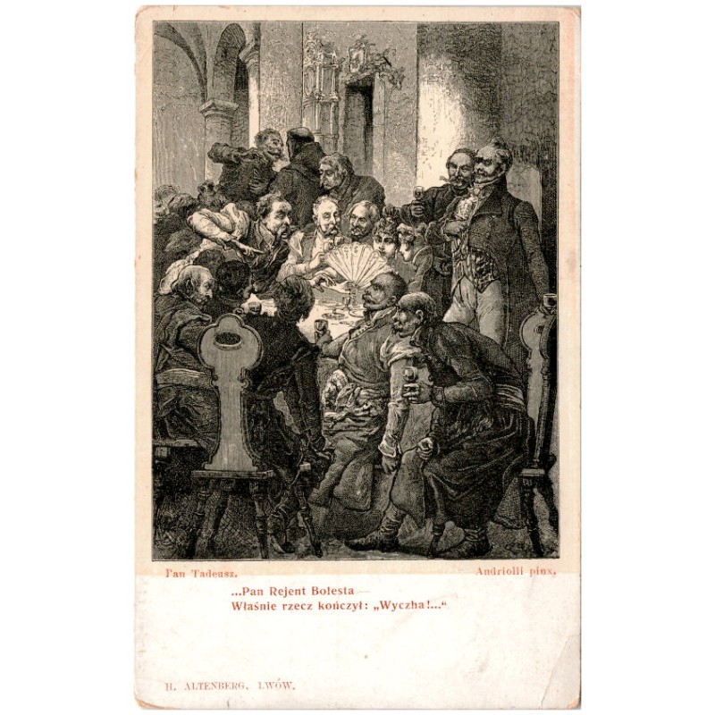 Pan Tadeusz. ...Pan Rejent Bolesta - [...] Andriolli pinx.