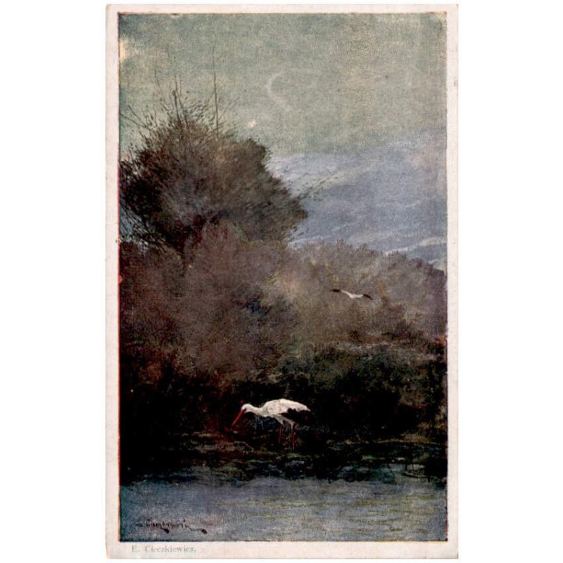 E. Cieczkiewicz. Przy kolacyjce. Pendant le souper.