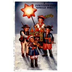 Z powinszowaniem Nowego Roku! / Rewers: Mal. S. Barański