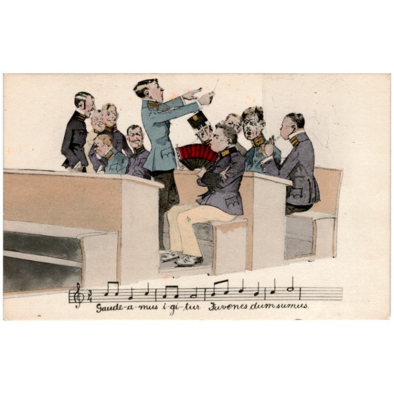 Gaude-a-mus i-gi-tur Juvenes dum sumus