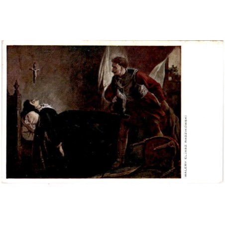 Walery Eljasz Radzikowski. XI. Na nierozesłanym łożu w żałobnej odzieży... (Marya - Ant. Malczewskiego).