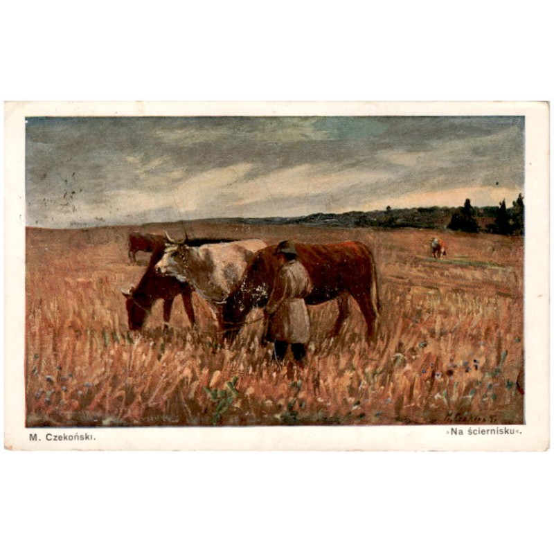 M. Czekoński. "Na ściernisku"