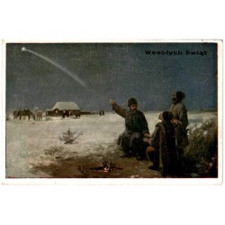 Wesołych Świąt / Noc na Ukrainie zimą