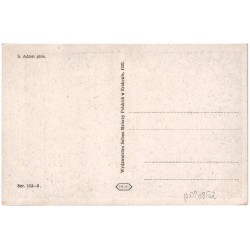 Ojciec Zadżumionych. A biedna matka miała tyle mocy [...] Juliusz Słowacki / Rewers: S. Adam pinx.