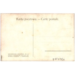 T. Axentowicz. [Młoda kobieta w czerwonej sukni]