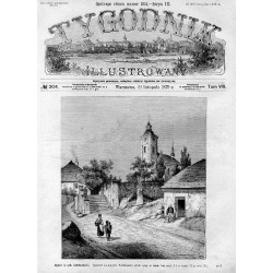 "Będzin (w gub. piotrkowskiej). Rysował na miejscu Wastkowski [...] 258"