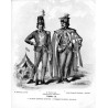 "Tablica 16. 1. Pocztowy kawaleryi narodowej. 2. Brygadyer kawaleryi narodowej."