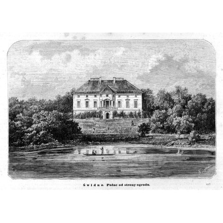 "Świdno. Pałac od strony ogrodu. 617"