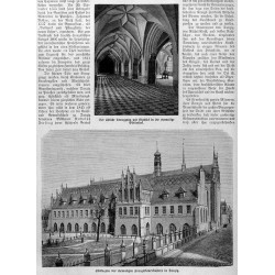 [1] "Der östliche Kreuzgang mit Einblick in die ehemalige Bibliothek." [2] "Südfaçade des ehemaligen Franziskanerklosters in Da