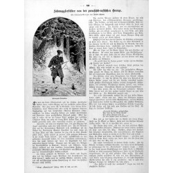 [1] "Schmuggler-Vorposten." [2] "Spiritus-Schmuggler von Zollbeamten überrascht." [3] "Schmuggler von einem Zollkutter verfolg