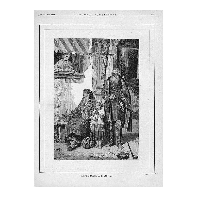 Ślepy grajek. A. Kozakiewicza 518 / "ŚLEPY GRAJEK. A. Kozakiewicza 518"