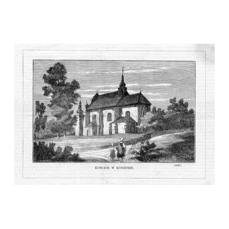 Kościół w Koniuszy (2587) / "KOŚCIÓŁ W KONIUSZY. (2587)"