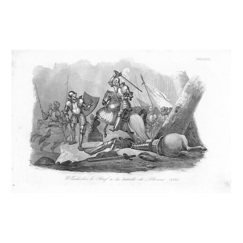 "Wladislaw le Bref á la bataille de Plowce (1331)."