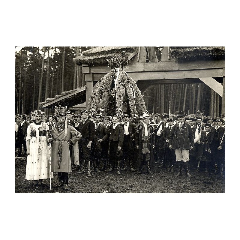 Dożynki prezydenckie w Spale / "Wiązanie" 1933 Peasant engagement festivities