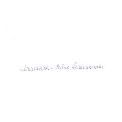"Warszawa - Pałac Łazienkowski"