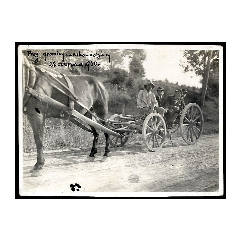 "Przy granicy czesko-polskiej 28 czerwca 1930 r"