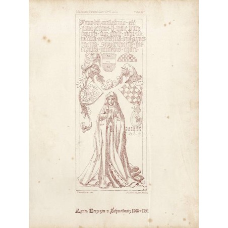 "Agnes, Herzogin v. Schweidnitz 1368-†1392."