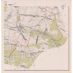 Powiat Kluczbork. Województwo opolskie. Skala 1:25 000 (mapa w 4 arkuszach 1961)