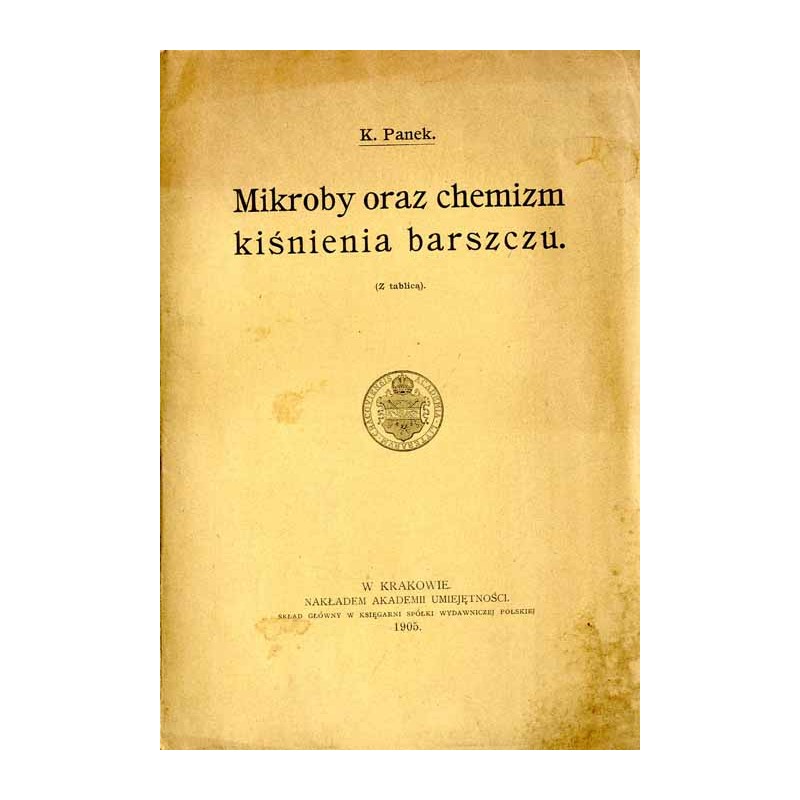Mikroby oraz chemizm kiśnienia barszczu