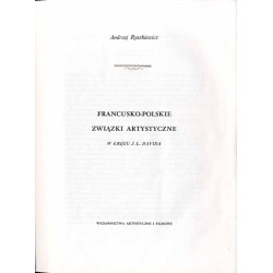 Francusko-polskie związki artystyczne. W kręgu J. L. Davida