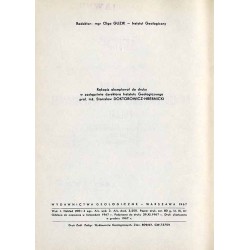 Objaśnienia do szczegółowej mapy geologicznej Polski. Arkusz Zawiercie (M 34 - 51 D) 1:50.000