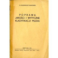 Poprawa jakości i wytyczne klasyfikacji mleka
