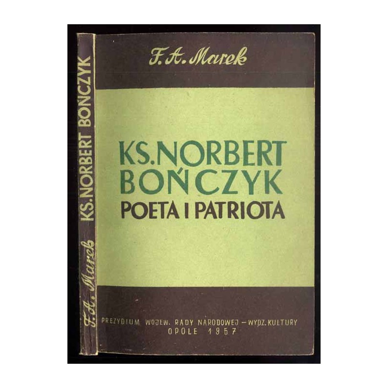 Ks. Norbert Bończyk. Poeta i patriota