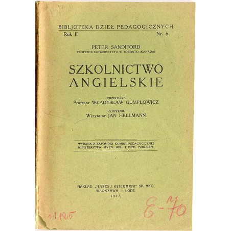 Szkolnictwo angielskie