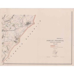 Powiat Przemyśl. Województwo rzeszowskie. Skala 1:25 000 (mapa w 8 arkuszach 1963)