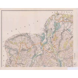 Powiat Wadowice. Województwo krakowskie. Skala 1:25 000 (mapa w 4 arkuszach 1961)