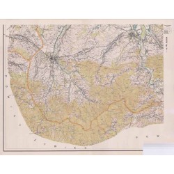 Powiat Wadowice. Województwo krakowskie. Skala 1:25 000 (mapa w 4 arkuszach 1961)