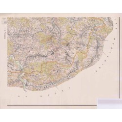 Powiat Wadowice. Województwo krakowskie. Skala 1:25 000 (mapa w 4 arkuszach 1961)