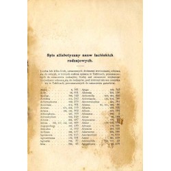 Klucz do oznaczania roślin spotykanych na wycieczkach botanicznych. [T. 2], Dalszy ciąg części II-ej.  Zawiera tablice, podług k