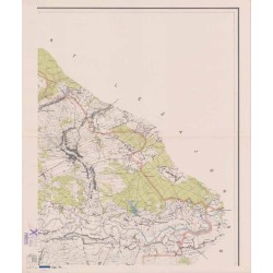 Powiat Łańcut. Województwo rzeszowskie. Skala 1:25 000 (mapa w 4 arkuszach 1962)