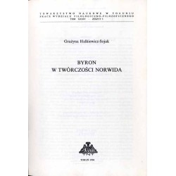 Byron w twórczości Norwida