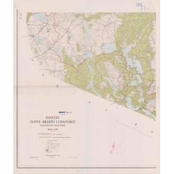 Powiat Nowe Miasto Lubawskie. Województwo olsztyńskie. Skala 1:25 000 (mapa w 6 arkuszach 1964)