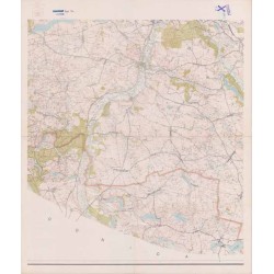 Powiat Nowe Miasto Lubawskie. Województwo olsztyńskie. Skala 1:25 000 (mapa w 6 arkuszach 1964)