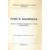Żydzi w Małopolsce. Studia z dziejów osadnictwa i życia społecznego. Praca zbiorowa