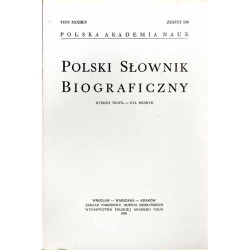 Polski słownik biograficzny. T. 33/3. Z. 138: Rybicki Teofil - Ryl Henryk