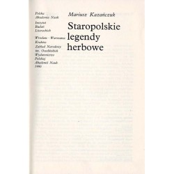 Staropolskie legendy herbowe