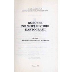 Dorobek polskiej historii kartografii