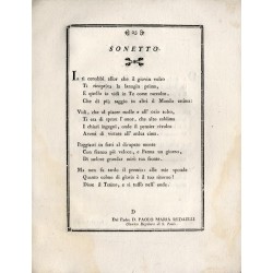Applausi Poetici per la traslazione dell' illustrissimo e reverendissimo monsignore Giuseppe Bertieri Agostiniano dalla sede ves