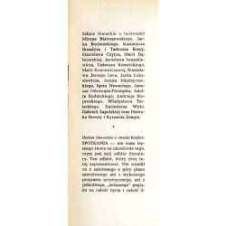 Spotkania. Szkice literackie