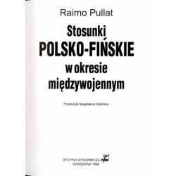 Stosunki polsko-fińskie w okresie międzywojennym