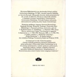 Poezja polityczna a Sejm Czteroletni