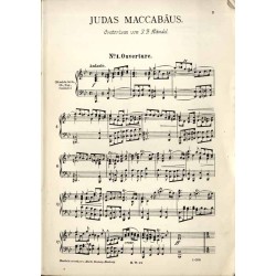 Judas Maccabäus. Oratorium von G. F. Händel. Klavier-Auszug nach der Neugestaltung von Friedrich Chrysander