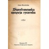 Starofrancuska epopeja rycerska. Szkice