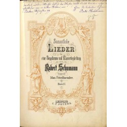 Sämmtliche Lieder für eine Singstimme mit Klavierbegleitung. Bd. 1