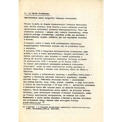 Amerykańskie wątki biografii Tadeusza Kościuszki